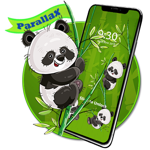 Cute Panda APUS Live Wallpaper icon