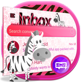 Cute Pink SMS Theme icon