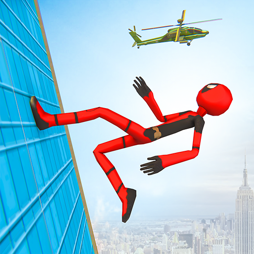 Spider Stickman Rope Hero Game icon
