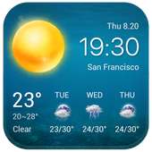 Local Weather Widget Forecast on 9Apps