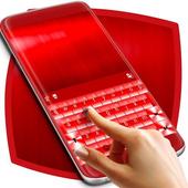 Red Chrome Keyboard Theme icon