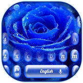 Romantic Blue Rose Keyboard icon