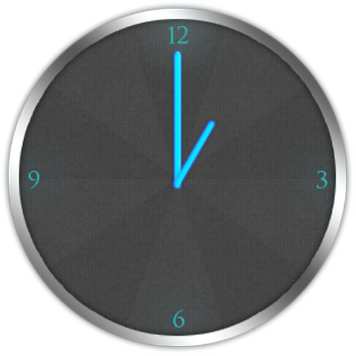 Floating Neon Clock icon