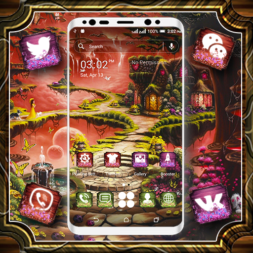 Wonderland Forest Launcher Theme icon