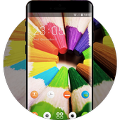 Stylish Colored Launcher Theme &amp; Wallpaper icon