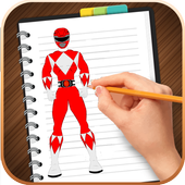 Learn how to Draw Power Rangers иконка