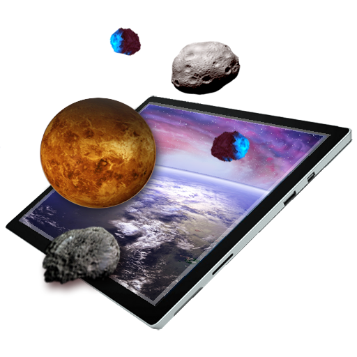 Space Landscape 3D wallpaper icon