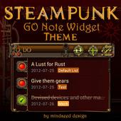 Steampunk GO Note Widget Theme icon