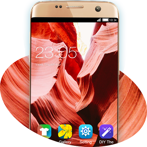 Theme for Samsung S6 Red HD icon