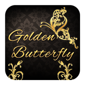 الفراشة الذهبية أيقونة