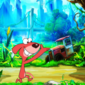 strong dog in mission icon