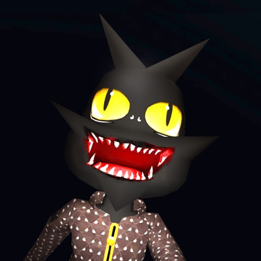 Horror Cartoon Cat icon