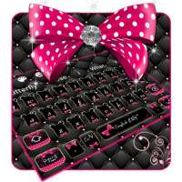 Pink Bowknot Keyboard