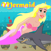 Shark Attack Mermaid icon