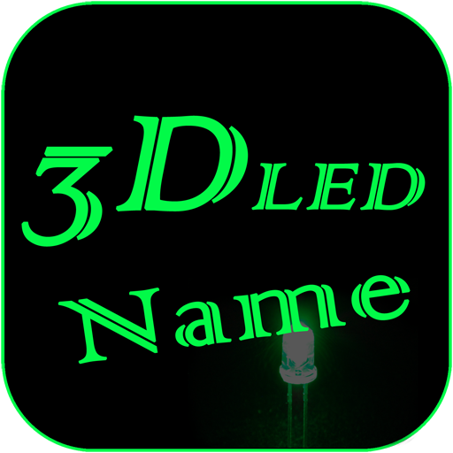 3D LED My Name Live Wallpaper icon