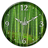 Bamboo Clock Live Wallpaper icon