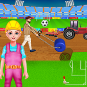 Build a Sports Stadium: Cricket Football Builder icon