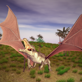 Flying Crocodile 3D Sim Chase icon