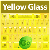 GO Keyboard Yellow Glass icon
