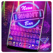 Neon Night Bar keyboard icon