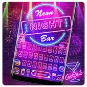 Neon Night Bar klavye