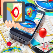 GPS : Maps Navigation and Speedo Meter icon