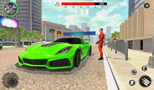 Flying Rope Hero Vice Town-Deadhero Gangster Games screenshot 5