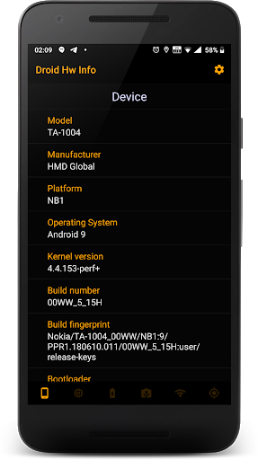 Droid Hw Info screenshot 1