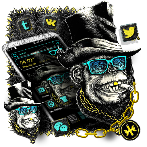 Monkey Swag Launcher Theme icon