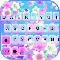 Bright Flowers 2 Keyboard Background