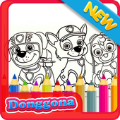 Coloring Paw Kids icon