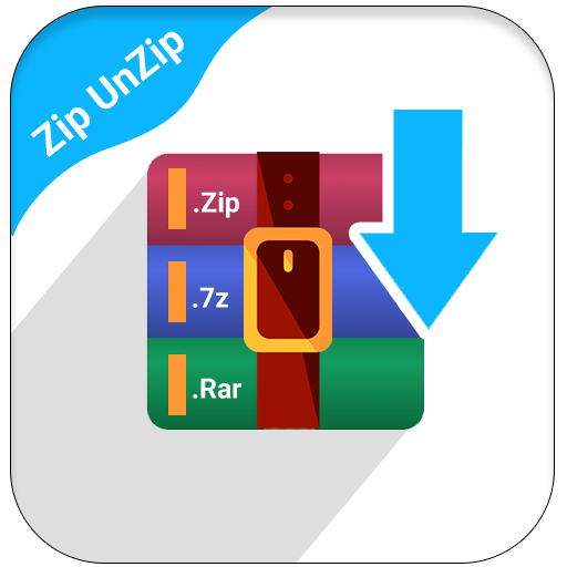 Zip &amp; Rar file opener,  Extractor-Unzip files icon