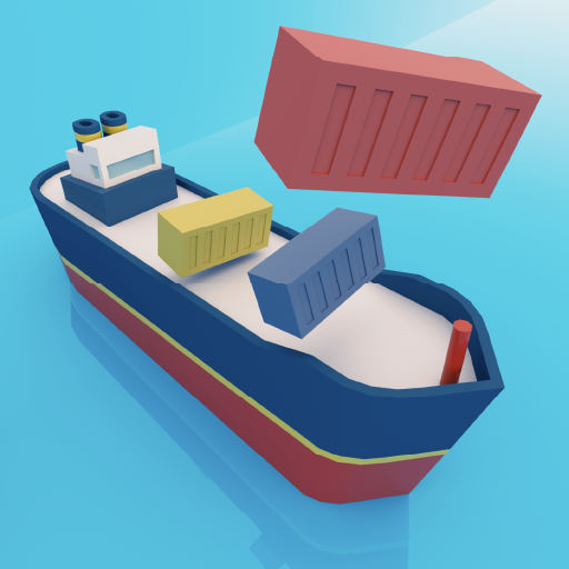 Cargo ship stacking - Fun container physics arcade icon