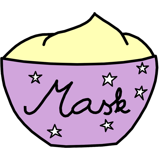 Homemade facial masks icon