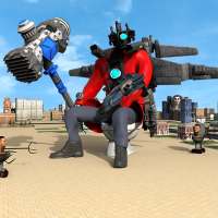 Toilet Rope Monster Fight