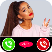 Pretty Ariana Grande: Fake Video Call And Chat icon