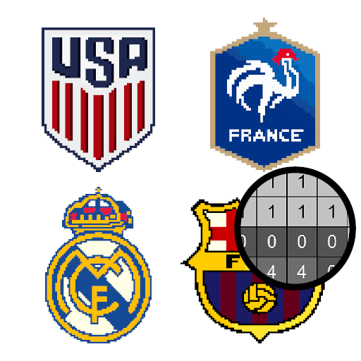 Football Pixel Art Coloring icon