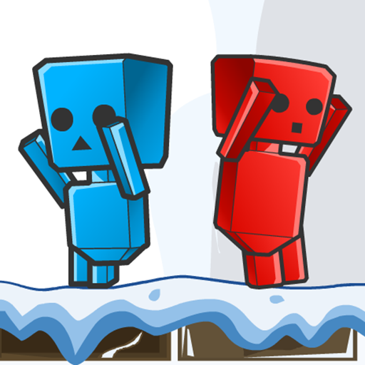 Two Players - Square Bros In Frozen World icon