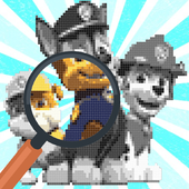 Pixel Art Paw Patrol icon