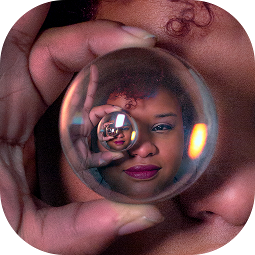 Crystal Ball Photo Frames:3D Crystal Photo Editor icon