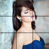 Girls Sliding Puzzle 2018 icon