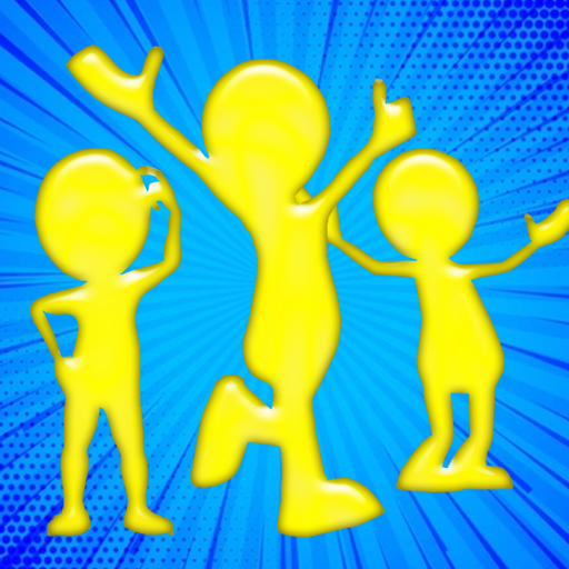 भीड़ संघर्ष रेस 3 डी आइकन