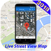 Street View Live 2018, GPS Map, Navigation icon