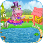 Care Hippo game kids icon