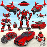 Shark Robot Car Game 3d