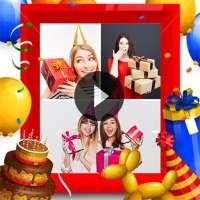 Birthday video maker with music
