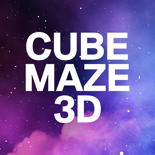 Cube maze 3D icon