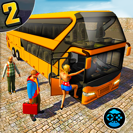 Coach Bus Hill Road Simulator- Free Euro Bus Games icon