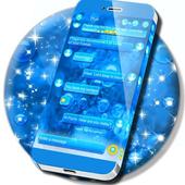 Water Bubbles SMS Theme आइकन