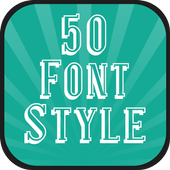 50 Font Style icon
